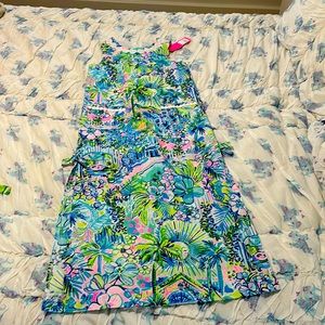 Lilly’s House “little Lilly classic maxi” cotton full length shift dress